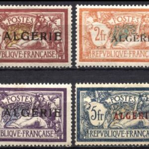 4 Stamps Of France Overprinted "Algerie"