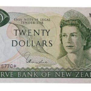 New Zealand $20 Star Hardie Banknote
