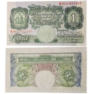 Great Britain 1 Pound Banknote VF