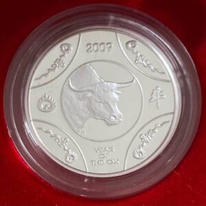 2009 Year Of The Ox Silver Proof Coin