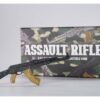 ASSAULT RIFLE Black & Gold 2 Oz Silver Coin - Image 3