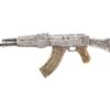 ASSAULT RIFLE Gilded 2 Oz Silver Coin - Image 2