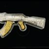 ASSAULT RIFLE Gilded 2 Oz Silver Coin - Image 5