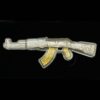 ASSAULT RIFLE Gilded 2 Oz Silver Coin