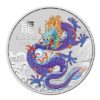 1 oz Silver Lunar Purple Dragon-ANDA Expo Special Card