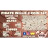 Pirate Willie Colorized 1 oz Silver & 33.5g Copper Round Set - Image 5