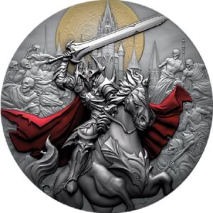 DARKNESS RIDER 2 Oz Ultra High Relief Silver Coin