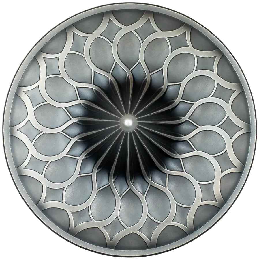 Spinning Top Shaped 1 oz Silver Coin