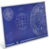 Star Wars Blueprint Series Death Star 1 oz Silver Foil