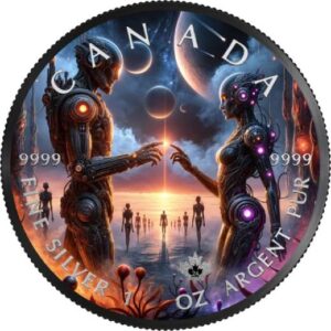 2024 Astronauts 1 Oz Silver Colorized coin