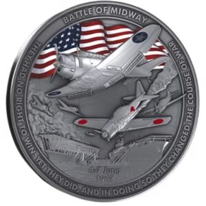 Battle of Midway 2oz High Relief Silver Coin