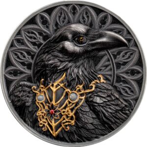 The Raven 1 Oz Silver High Relief Silver Coin