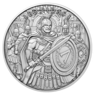 Legendary Warriors leonidas 1 Oz Silver Coin 