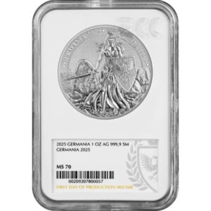 2025 Germania Mint Lady BU ECC MS70 Silver Coin