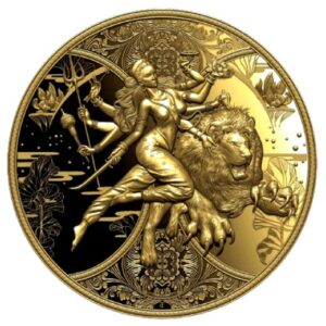 2024 1 g Gold Proof Durga Coin