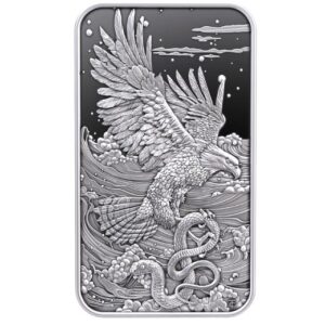 Eagle and The Serpent 1 Oz Proof High Relief Bar