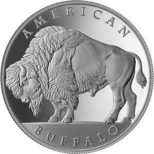 United Crypto States American Buffalo 1 Oz Silver Coin