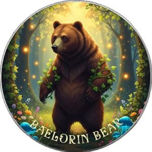 BAELORIN BEAR Forest Totems 1 Oz Silver Coin