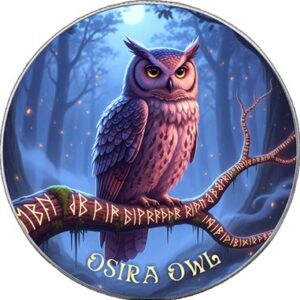 OSIRA OWL Forest Totems 1 Oz Silver Coin