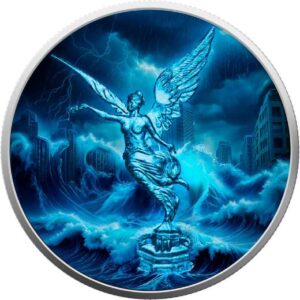 Nature Of Forces Libertad Water 1 Oz Colorized Silver Coin