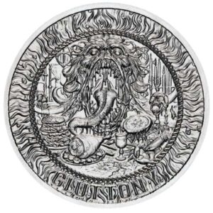 Intaglio Mint Seven Deadly Sins Gluttony 1 Oz Silver Coin