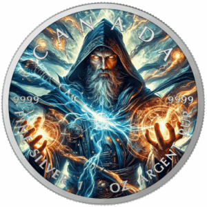 The Wizard Colorized 1 OZ Silver Coin
