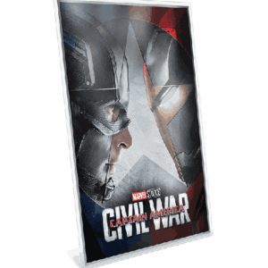 Captain America Phase 3 Civil War 1.5 Oz Silver Foil