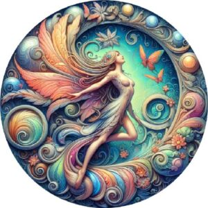 WHISPERS OF THE WIND 2 Troy Oz Colorized Silver Coin