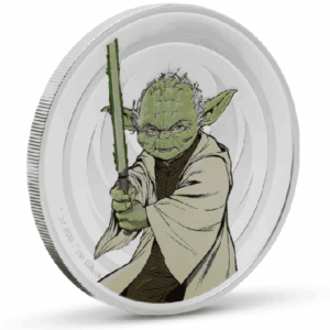 Star Wars™ Yoda™ VS Emperor Palpatine™ 1 Oz Silver Coin