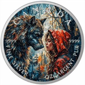 Little Red Colorized 1 Oz Silver Coin