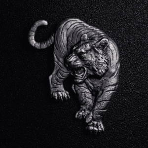 Korean Tiger Shaped 1 Oz Silver Stacker