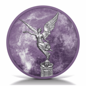Purple Marble Libertad 1 Oz Silver Coin