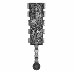 Huitzilopochtli's Macuahuitl Shaped 2 oz Silver Coin