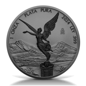 Ruthenium and Black Platinum Libertad 1 Oz Silver Coin