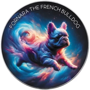 Nebula Dogs Fornara the French Bulldog 1 Oz Silver Coin