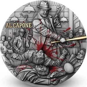 AL Capone 2 Oz UHR Silver Coin