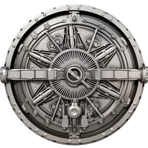 Antique Vault 2 Oz Silver and 1 Kg Copper Coin