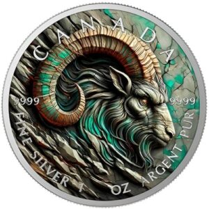 Stone Zodiac Capricorn 1 Oz Colorized Silver Coin