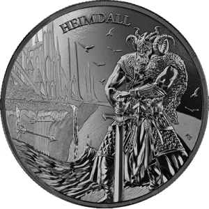 Ragnarök HEIMDALL 1 Oz Black Silver Coin