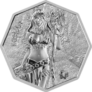 Witchcraft Herbalist 1 Oz Silver BU Coin