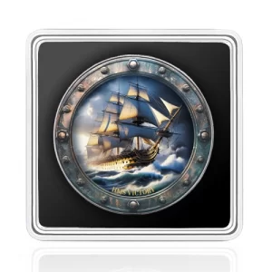 HMS Victory Famous Ship 1 Oz Colorized Silver Coin
