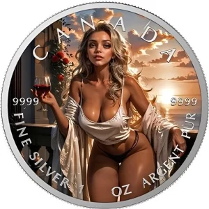 I Love Italy 1 Oz Colorized Silver Coin