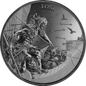 Ragnarök LOKI 1 Oz Black Silver Coin