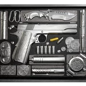 Mission X Pistol 2 Oz UHR silver Coin