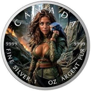 Surviving Partner 1 Oz Colorized Silver Coin