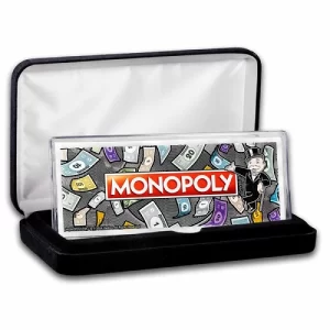 Monopoly 4 Oz Colorized silver bar