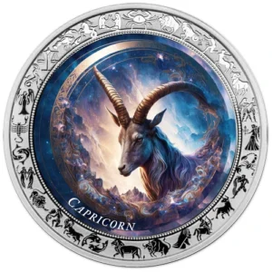 Space Zodiac series Capricorn 1 Oz Silver Coin