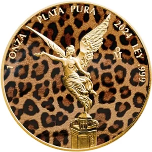 Wild Leopard Libertad 1 Oz Silver Coin