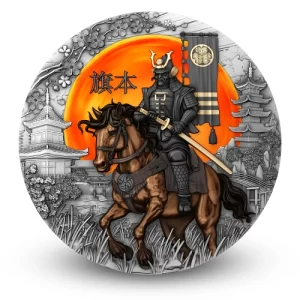 Hatamoto 2 Oz Ultra High Relief Silver Coin