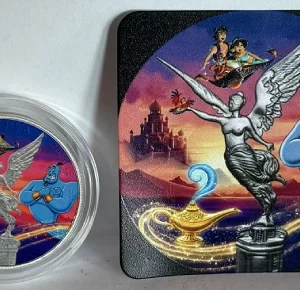 Aladdin and the lost lamp 1 Oz Colorized Libertad